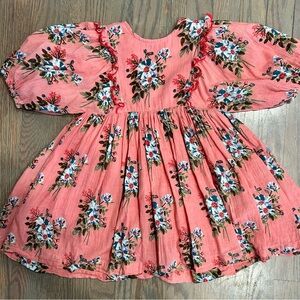 NWOT Pink Chicken Floral Puff Sleeve Dress